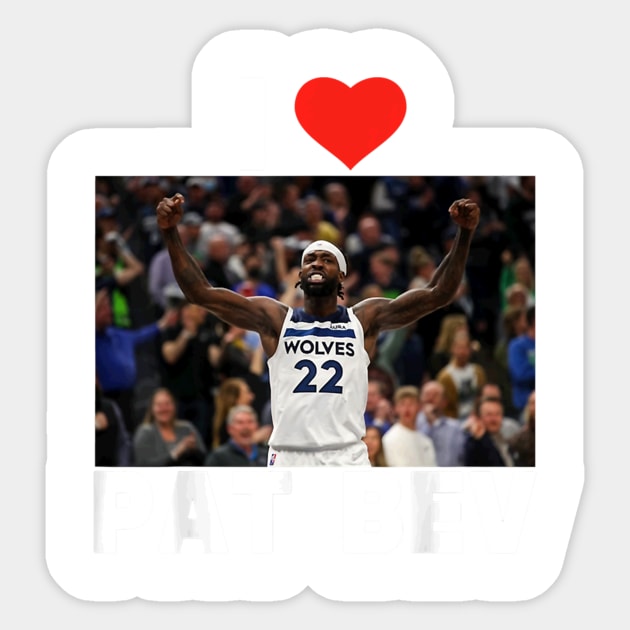 I Love Pat Bev Sticker by Mortimermaritin